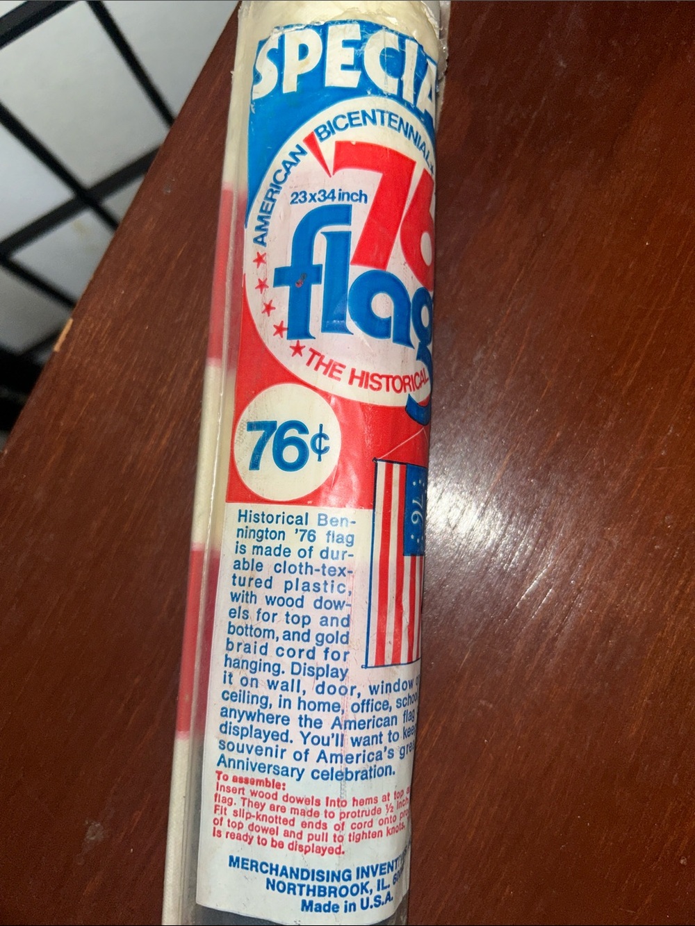 76 Historical American Flag - Red, White & Blue Party Flag by Special